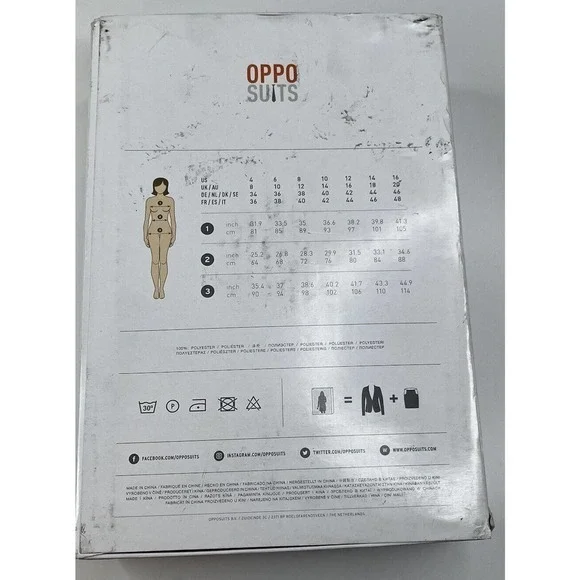 NWT Oppo Suits Skirt Blazer Set Size 12 Women’s Red Ruby - Picture 4 of 4